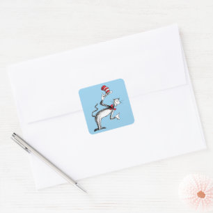 Cat in the Hat Takes A Bow Square Sticker