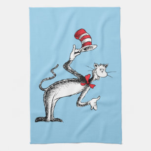Cat in the Hat Takes A Bow Tea Towel