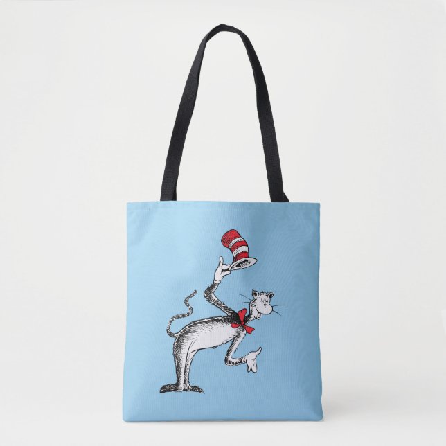 Cat in the Hat Takes A Bow Tote Bag (Front)