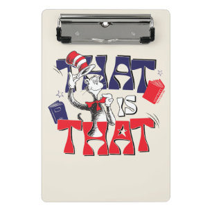Cat In the Hat   That Is That Mini Clipboard