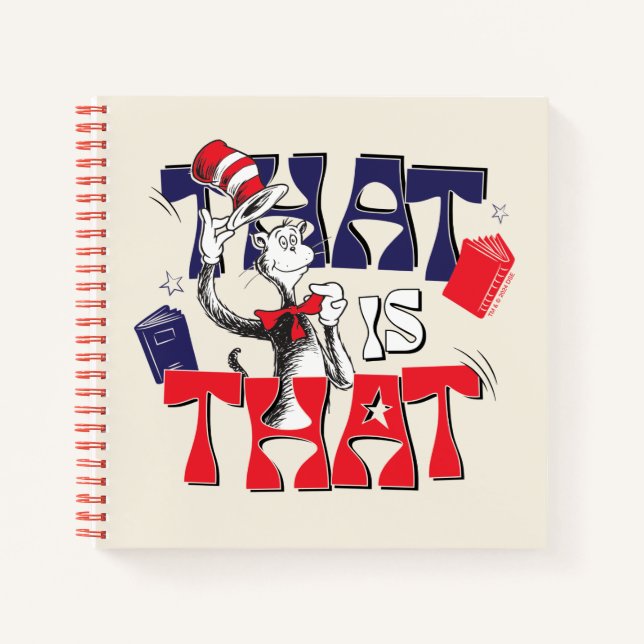 Cat In the Hat | That Is That Notebook (Front)