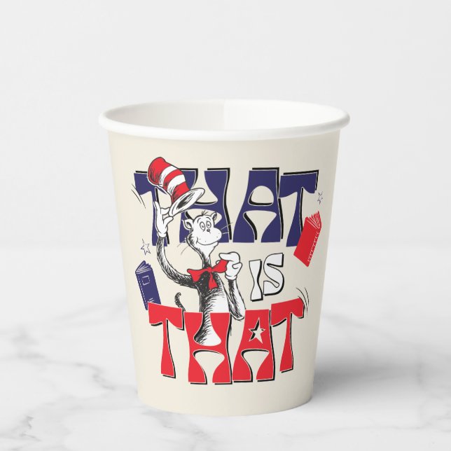 Cat In the Hat | That Is That Paper Cups (Left)
