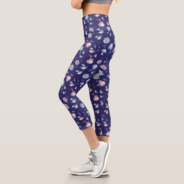 Cat In The Hat | The Fish Pattern Capri Leggings (Left)