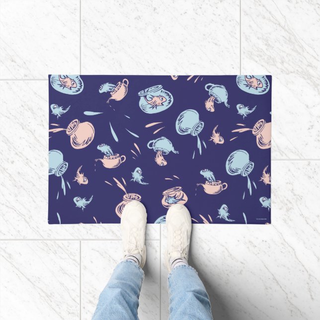 Cat In The Hat | The Fish Pattern Doormat (Indoor)