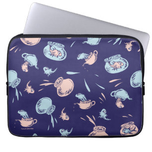 Cat In The Hat   The Fish Pattern Laptop Sleeve