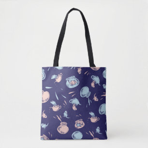 Cat In The Hat The Fish Pattern Tote Bag