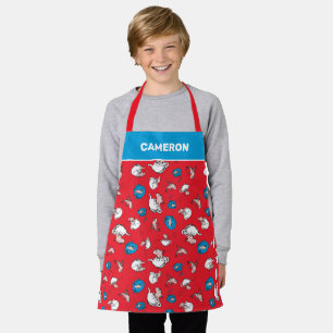 Cat In The Hat   The Fish Red Pattern Apron