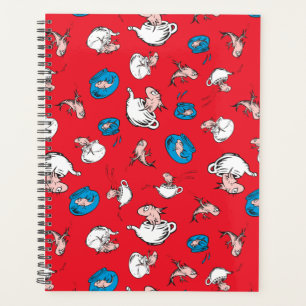 Cat In The Hat The Fish Red Pattern Planner