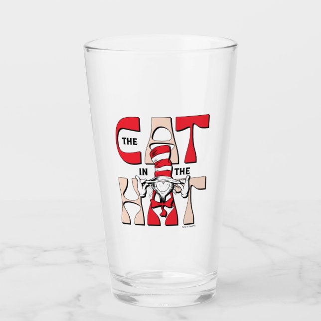 Cat In the Hat | The Silly Cat In The Hat Glass (Front)
