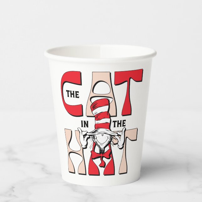 Cat In the Hat | The Silly Cat In The Hat Paper Cups (Left)
