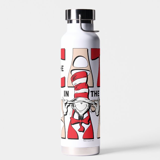 Cat In the Hat | The Silly Cat In The Hat Water Bottle (Left)