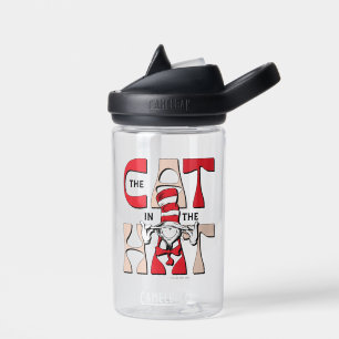 Cat In the Hat   The Silly Cat In The Hat Water Bottle