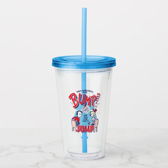Cat In the Hat | Then Something Went Bump Acrylic Tumbler (Front)