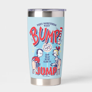 Cat In the Hat   Then Something Went Bump Insulated Tumbler
