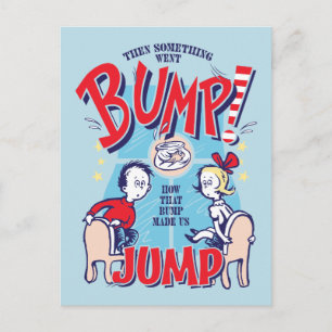 Cat In the Hat   Then Something Went Bump Postcard