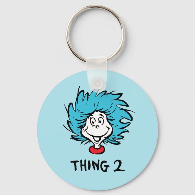 Cat in the Hat | Thing 1 Thing 2 - Thing 2 Key Ring (Front)