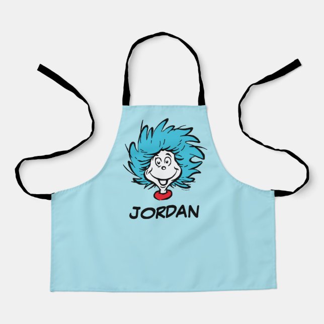 Cat in the Hat Thing One Thing Two - Custom Thing Apron (Front)