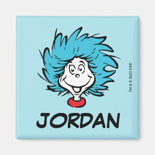 Cat in the Hat Thing One Thing Two - Custom Thing Magnet