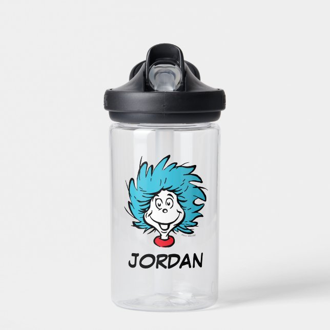 Cat in the Hat Thing One Thing Two - Custom Thing Water Bottle (Front)