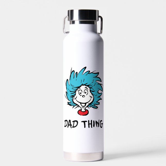Cat in the Hat | Thing One Thing Two - Dad Thing Water Bottle (Front)