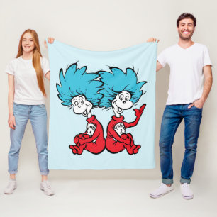 Cat in the Hat Thing One & Thing Two Fleece Blanket
