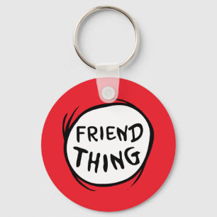 Cat in the Hat Thing One Thing Two - Friend Thing Key Ring