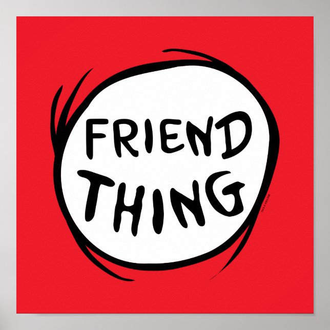 Cat in the Hat Thing One Thing Two - Friend Thing Poster (Front)
