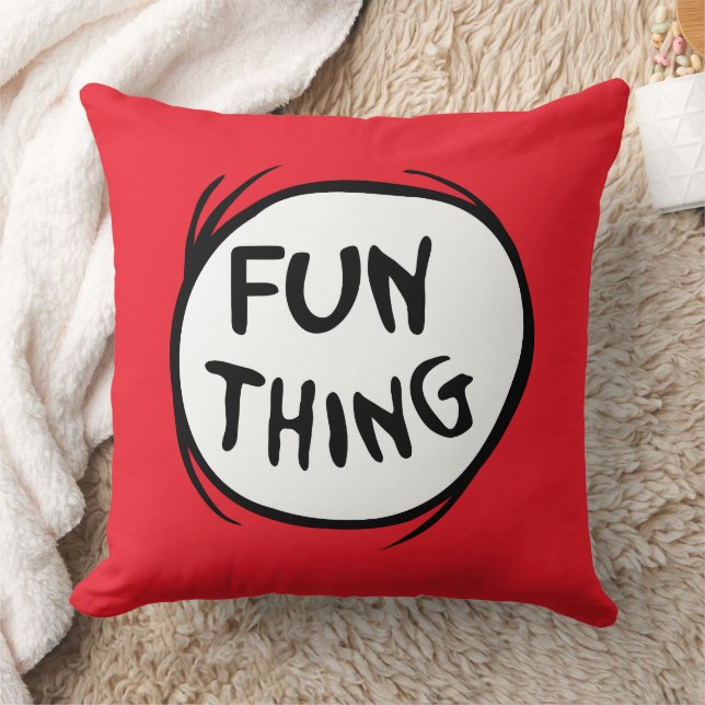 Cat in the Hat | Thing One Thing Two - Fun Thing Cushion (Blanket)