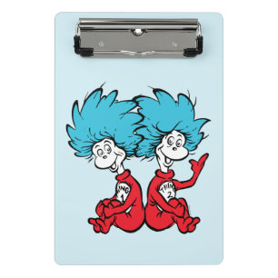 Cat in the Hat Thing One & Thing Two Mini Clipboard