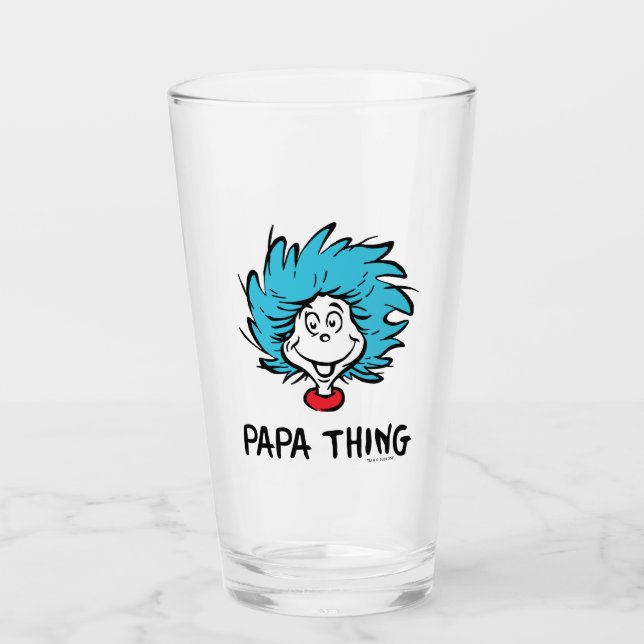 Cat in the Hat | Thing One Thing Two - Papa Thing Glass (Front)