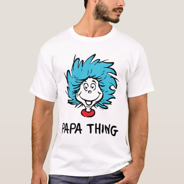 Cat in the Hat | Thing One Thing Two - Papa Thing T-Shirt (Front)
