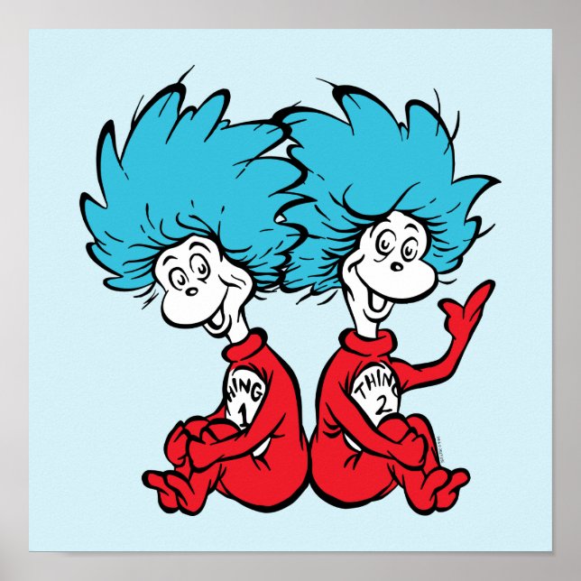 Cat in the Hat Thing One & Thing Two Poster (Front)
