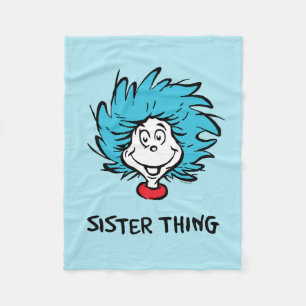 Cat in the Hat Thing One Thing Two - Sister Thing Fleece Blanket