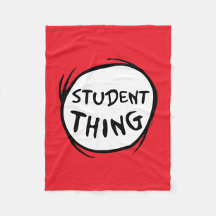 Cat in the Hat Thing One Thing Two Student Thing Fleece Blanket