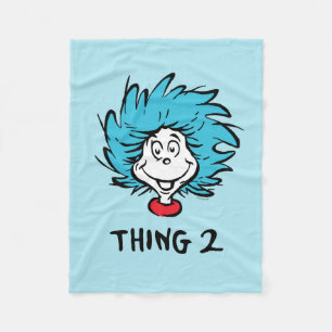 Cat in the Hat   Thing Two Fleece Blanket
