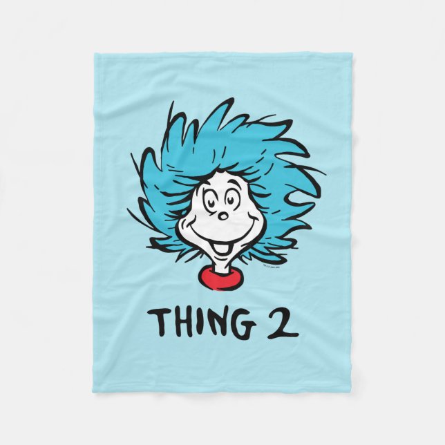 Cat in the Hat | Thing Two Fleece Blanket (Front)