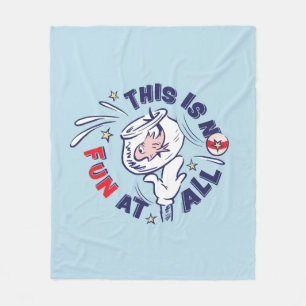 Cat In the Hat This Is Not Fun At All Fleece Blanket