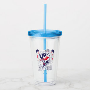 Cat In the Hat   Up-Up-Up With A Fish Acrylic Tumbler
