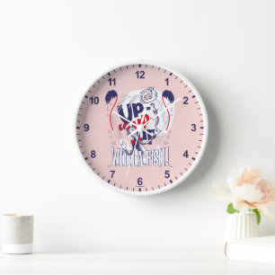 Cat In the Hat   Up-Up-Up With A Fish Clock
