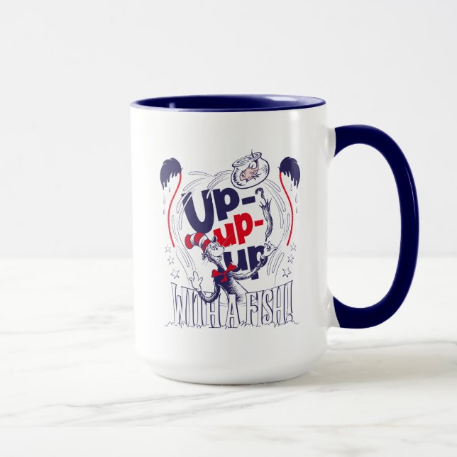 Cat In the Hat | Up-Up-Up With A Fish Mug (Right)