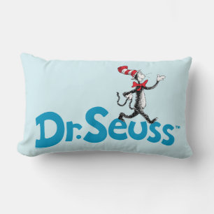 Cat in the Hat Vintage Logo Lumbar Cushion