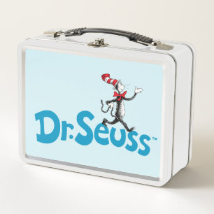 Cat in the Hat Vintage Logo Metal Lunch Box