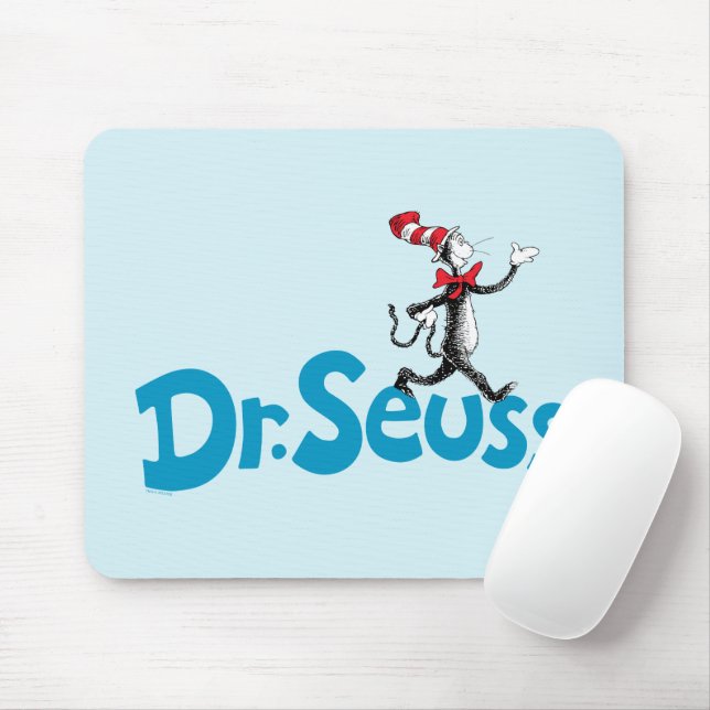 Cat in the Hat Vintage Logo Mouse Pad (With Mouse)