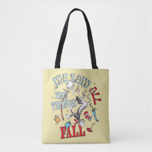 Cat In the Hat We Saw All the Things Fall Tote Bag