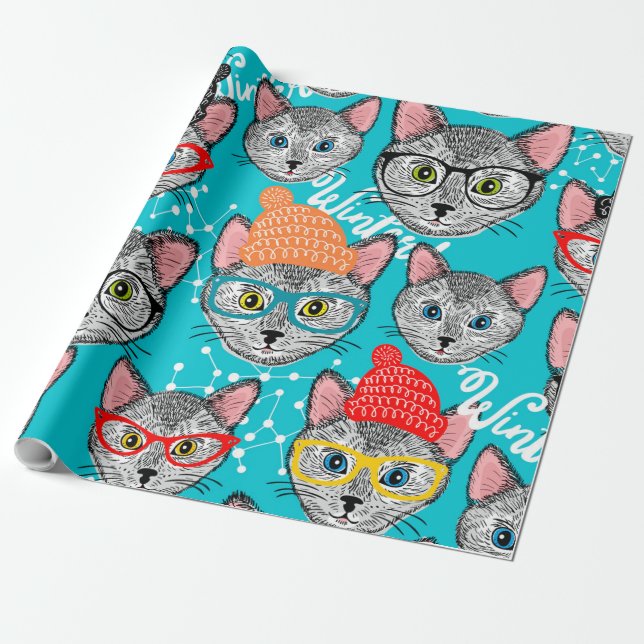Cat in the hat  wrapping paper (Unrolled)
