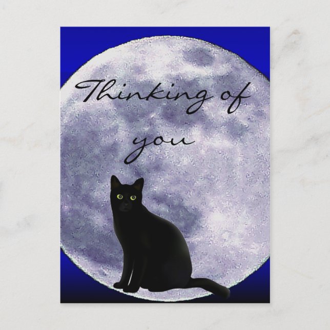 Cat in the Moon_ Postcard (Front)