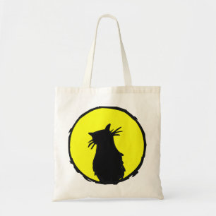 Cat in the Moon Tote Bag