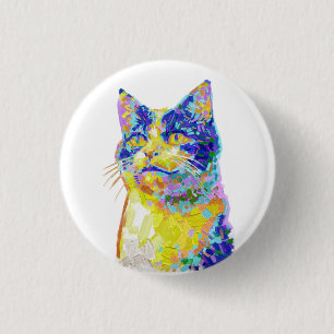 Cat in the Sunlight Button