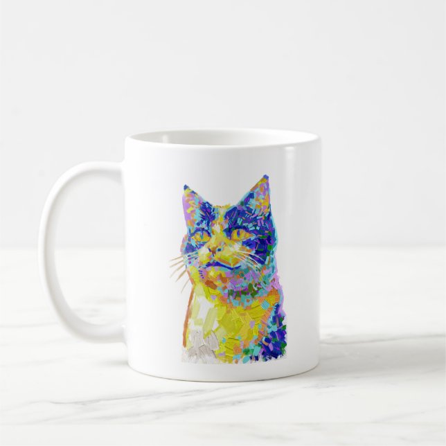 Cat in the Sunlight Coffee Mug (Left)