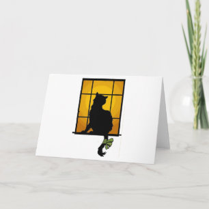 Cat in the Window Card